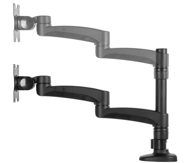 B-Tech Double Arm Flat Screen Desk Mount