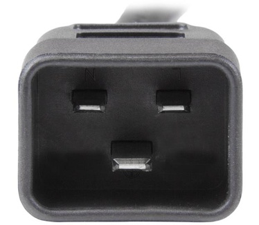 Startech.com Computervoedingskabel C19 naar C20, 2,5 mm