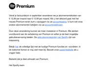Spotify-prijsverhoging augustus 2026