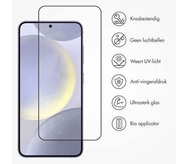 Accezz Triple Strong Full Cover Glass Screenprotector met bio applicator