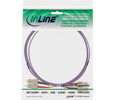 InLine 15m SC/SC Paars