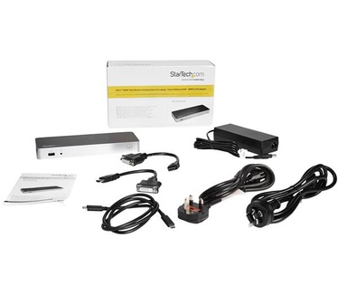 Startech.com Dual-Monitor USB-C docking station met MST 5x USB 3.0 poorten