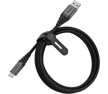 Otterbox Premium Cable USB A-C 2M, zwart