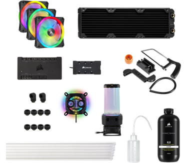 Corsair Hydro X Series iCUE XH305i RGB PRO Custom Cooling Kit Zwart