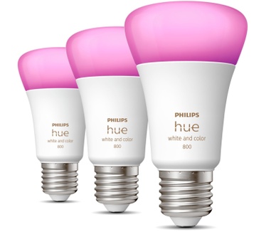 Philips Hue White en Color Ambiance E27 800 lumen Bluetooth (3-pack)