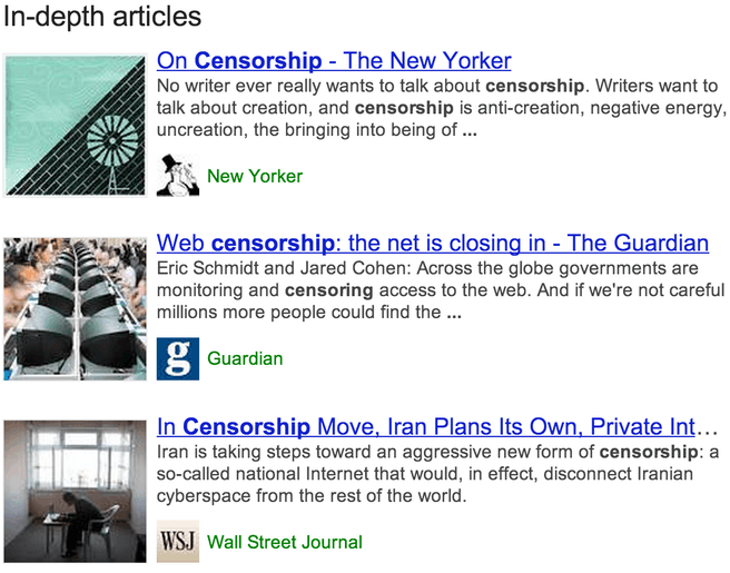 Google in-depth