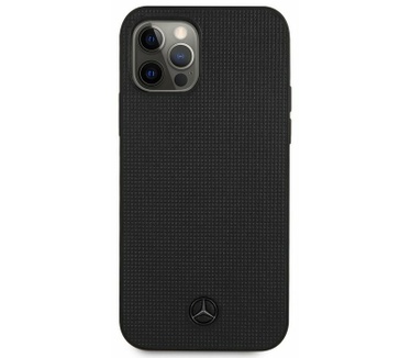 Mercedes-Benz Meshed Hard Case - iPhone 12/12 Pro (6.1") - Zwart Zwart