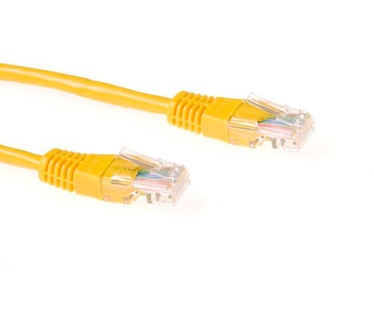 ACT Gele 0.25 meter UTP CAT6 patchkabel met RJ45 connectoren Geel