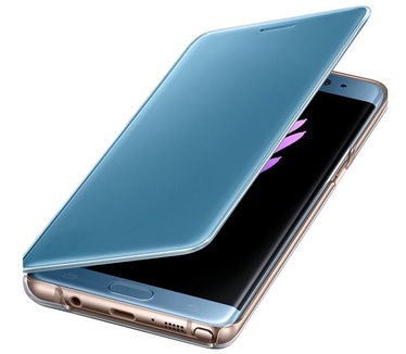 Samsung Galaxy Note 7 Clear View Cover  Blauw