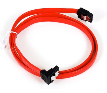 Sharkoon SATA 2 Cable with latch, 50 cm, angled