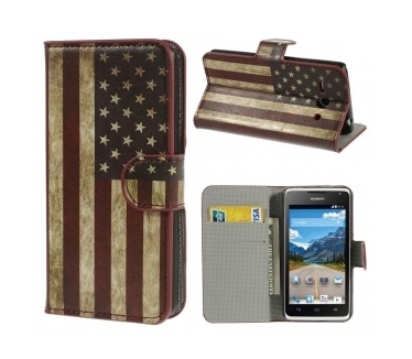 qMust Wallet Case met stand Huawei Ascend Y530 (USA)