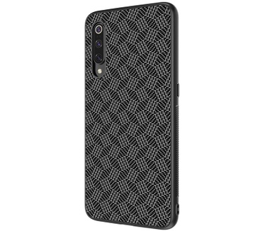 Nillkin Hard Case Synthetic Fiber voor Xiaomi Mi 9 - Plaid Zwart  Zwart