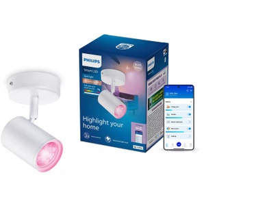 Philips Slimme spot x1, GU10, 345 lm, wit