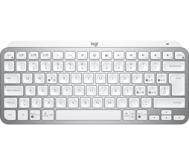 Logitech MX Keys Mini, Qwerty Ialiaans, Grijs