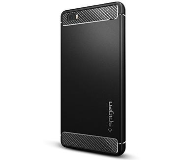 Spigen Rugged Armor Case Huawei P8 Lite Zwart