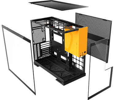 Geometric Future Model 5 Zwart/Geel