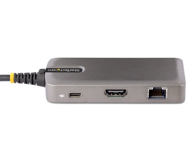 Startech.com USB-C Multiport Adapter, 4K 60Hz HDMI Mini Dock, HDR, 2 Port 5Gbps USB 3.0 Hub, 100W PD Pass-Through, GbE, Works With Chromebook (WWCB) Certified, Windows/macOS