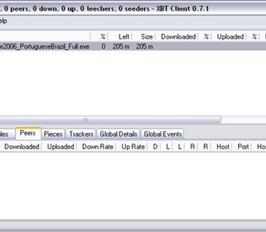 XBT Client 0.7.1 screenshot (resized)