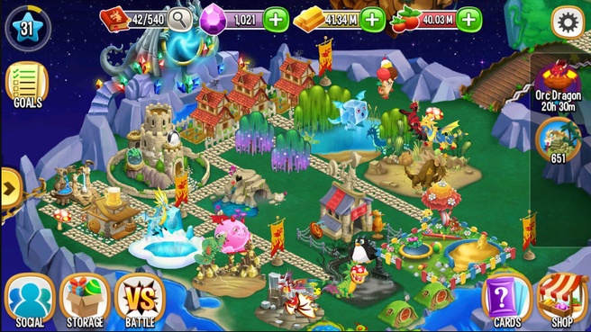 Dragon City van Social Point