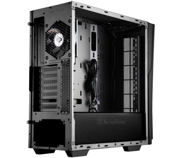 Silverstone Redline RL06 Wit/Zilver + tempered glass window