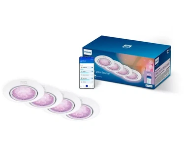 Philips Smart LED GU10-kit, Wit, 4-pack