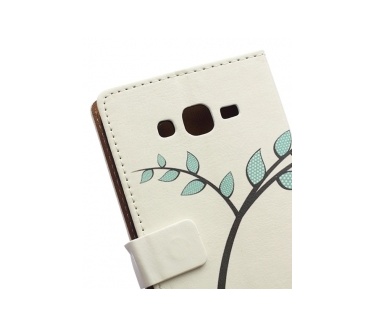 Samsung Galaxy J5 Lovely Birds Leather Stand Hoesje