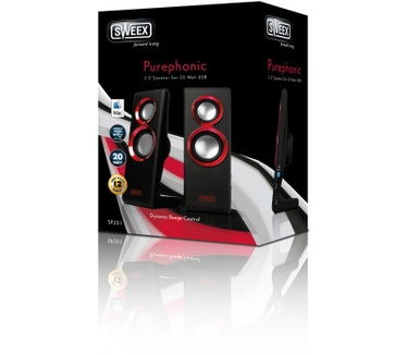 Sweex SP201 2.0 Speaker Set Purephonic
