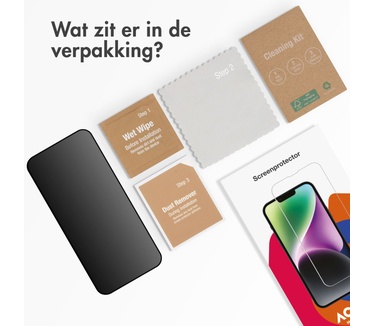 Accezz Gehard Glas Privacy Screenprotector voor de Apple iPhone 18 Pro Max