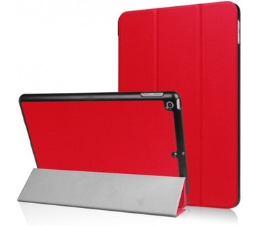 qMust Apple iPad 9.7 (2017) Smart Tri-Fold Case - Rood