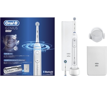 Oral-B Genius 10200W Elektrische Tandenborstel Wit Powered by Braun