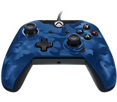 PDP Wired Controller - Blue Camo