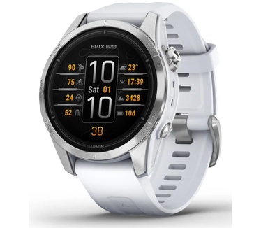 Garmin epix Pro (Gen 2), 42mm Zilver (Zwart)