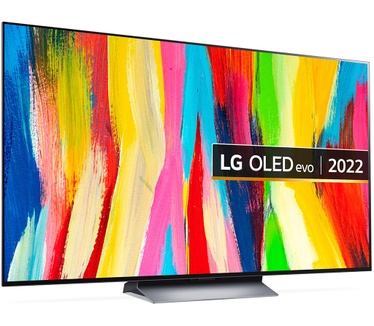 LG C2 83" (donkerzilveren voet) Zwart