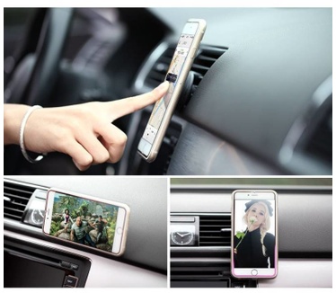 Techly Car Universal Support with Magnets for Smartphone and Tablet Black I-SMART-UNITY