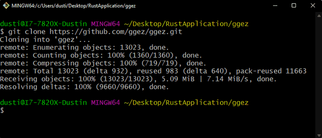 Git Clone Ggez [9778]