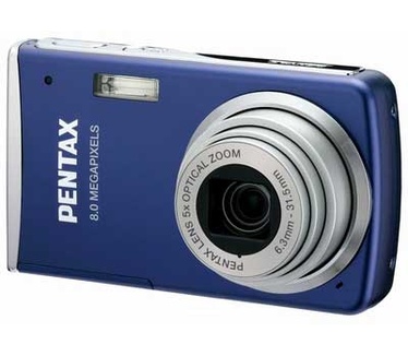 Pentax Optio M50 Blauw