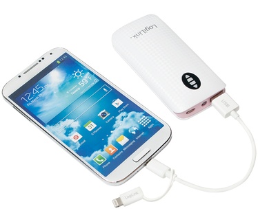 LogiLink 0.15m, USB-A/Micro USB-B+Lightning