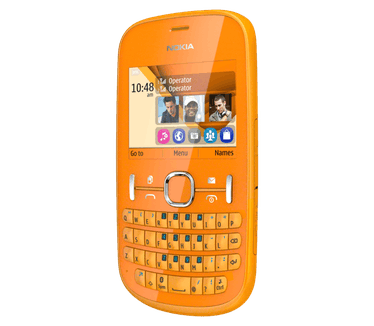 Nokia Asha 200 Oranje