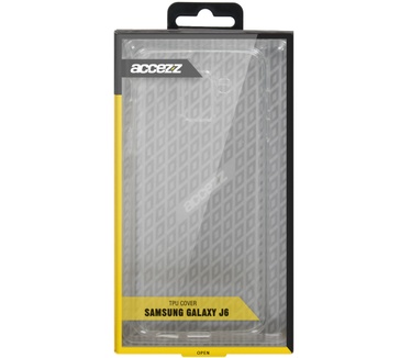 Accezz Clear Backcover Samsung Galaxy J6 - Transparant