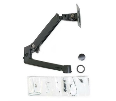 Ergotron LX-arm, extensie en kraagset, Zwart