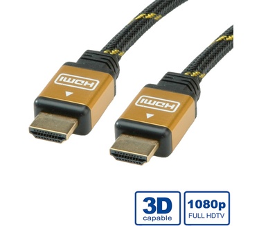 Roline GOLD HDMI High Speed Kabel, M/M 15 m