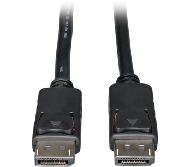 Tripp-Lite DisplayPort Cable with Latches (M/M), 4K x 2K 3840 x 2160, 1.83 m (6-ft.)