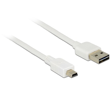 Delock 1m, USB2.0-A/USB2.0 Mini-B