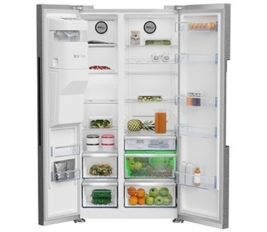 Beko GN162341XBN amerikaanse koelkast Vrijstaand 571 l E Roestvrijstaal
