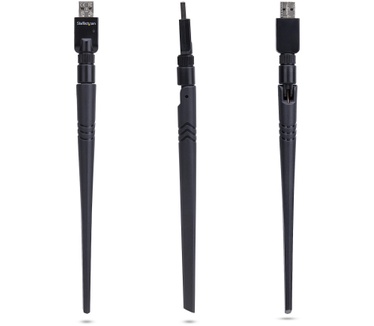 Startech.com USB Bluetooth 5.3 Adapter voor PC/Laptop, Class 1, USB Bluetooth Dongle, Connectiviteit over grote afstanden voor toetsenbord, muis, audiostreaming en PAN-netwerken, Windows/Linux