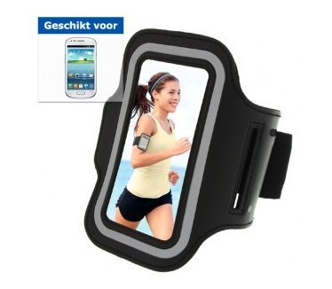qMust Sport armband Samsung Galaxy S3 mini (black)