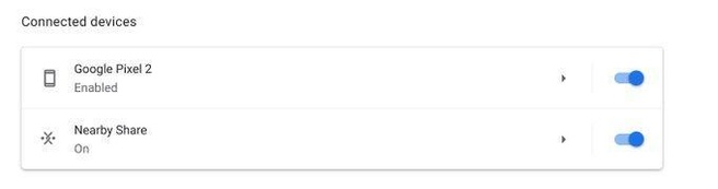 Google Nearby Sharing