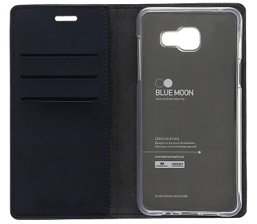 Mercury Blue Moon Wallet Case - Samsung Galaxy A3 (2016) - Blauw Blauw
