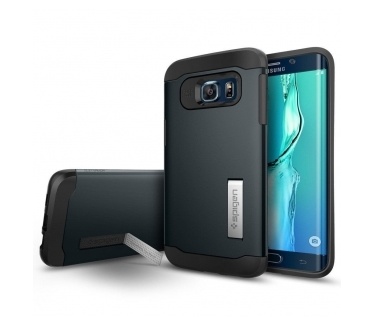 Spigen Slim Armor Samsung Galaxy S6 edge Plus Case - SGP11716 - Metal Slate