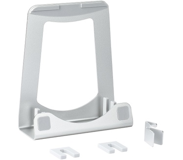 Startech.com Laptopstandaard 2-in-1 Laptopverhoger / Verticale Laptopsteun Ideaal voor Ultrabooks & MacBook Pro/Air Ergonomische Laptophouder met Ideale Kijkhoek Zilver, Aluminum